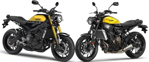 XSR700とXSR900の画像