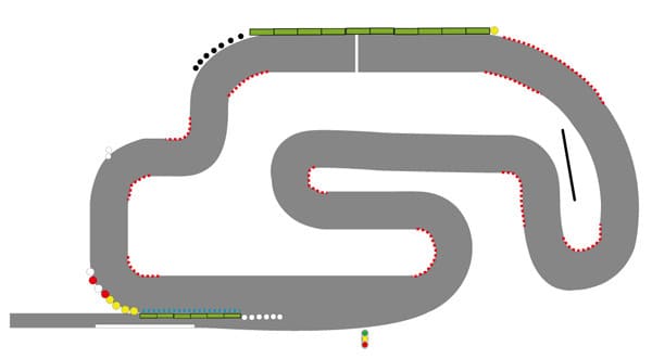 トミンモーターランドのサーキットコースの画像