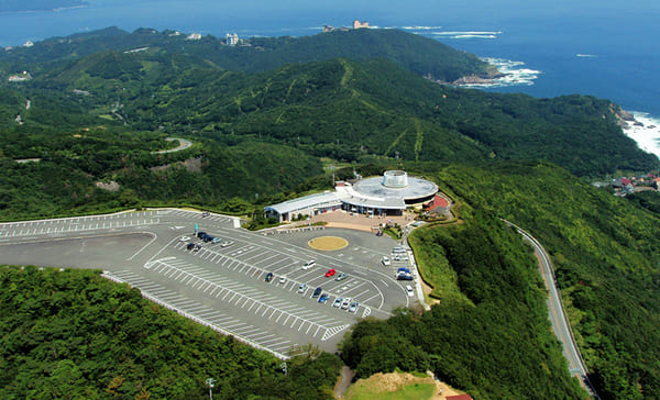 鳥羽展望台の上空からの画像