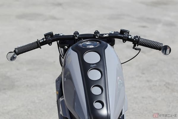 レブル250 Diablo バーハンドル&バーエンドミラー