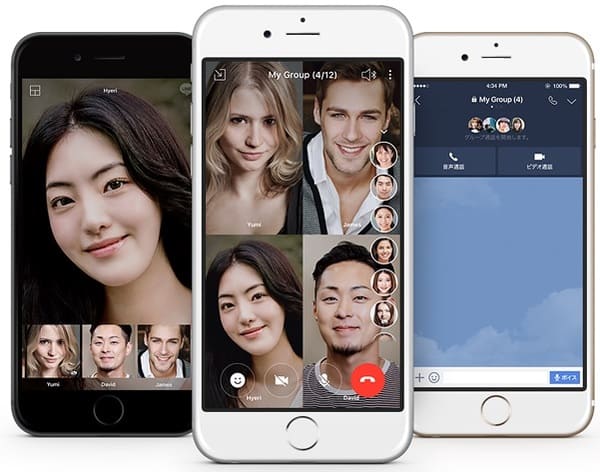 LINEグループ通話の画像