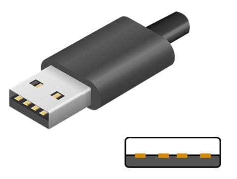 USBタイプAの画像