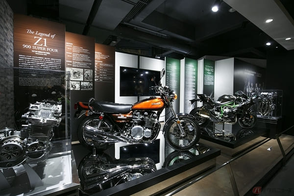 展示されているバイクの画像