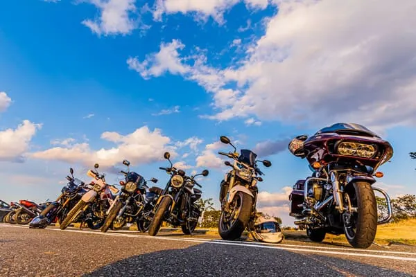 鳥羽展望台で撮ったバイクの画像