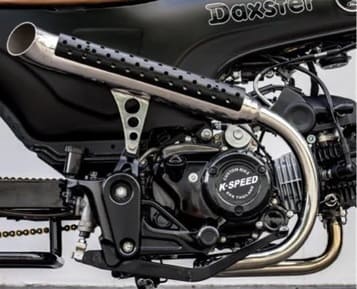 K-SPEEDのDAX125用マフラーの画像