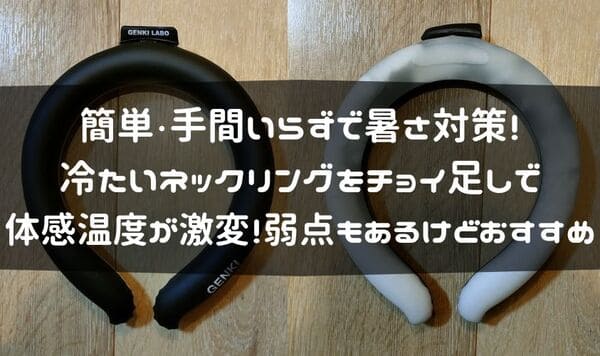 バイクツーリングの暑さ対策には冷たいネックリングもおすすめというタイトルページ画像